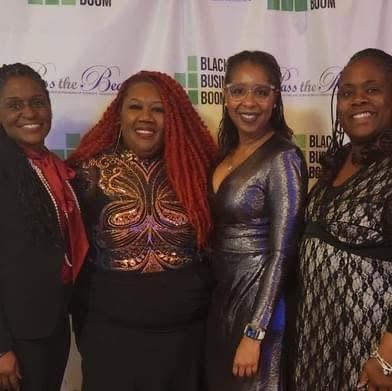 Pass the Beauty Inc. team at the Domestic Violence Charity Walk outreach event